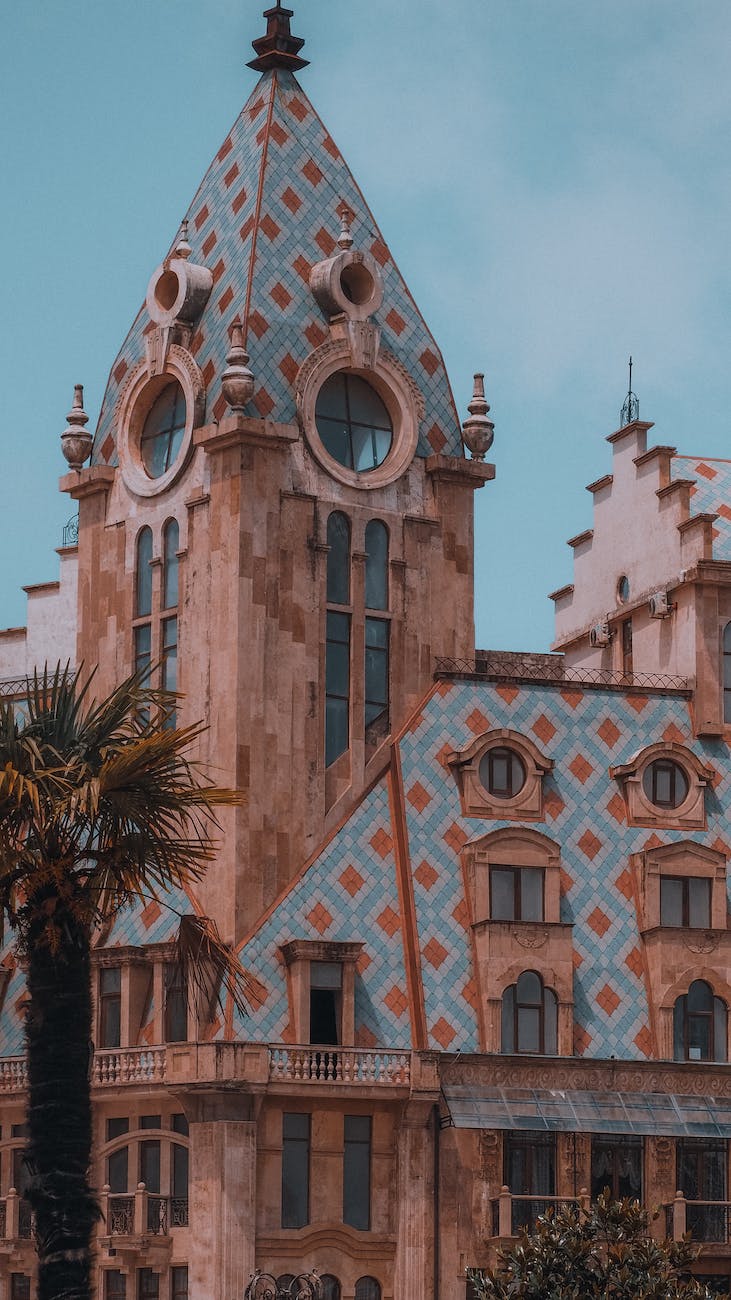 landmark building in europe square batumi georgia