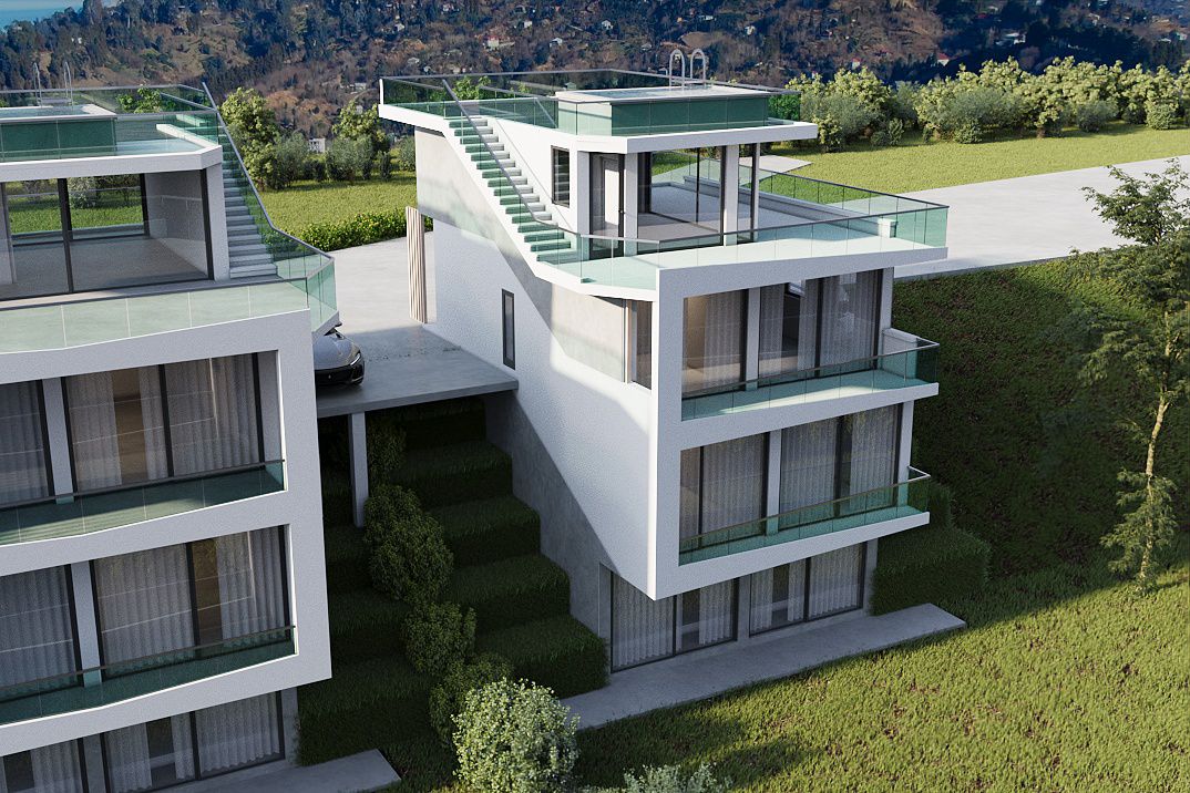 Chekvi Grand view villas for sale sea view