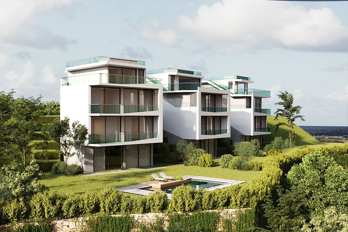 Chekvi Grand view villas with parking
