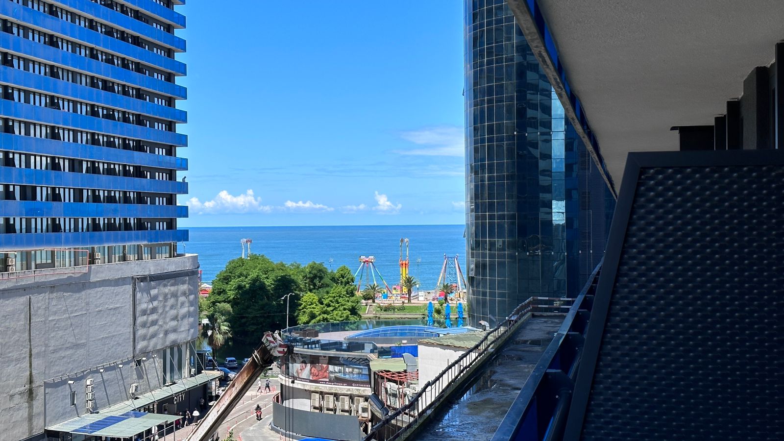 Orbi Tower D1 Studio balcony view of black sea