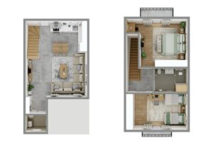 2 bedroom duplex