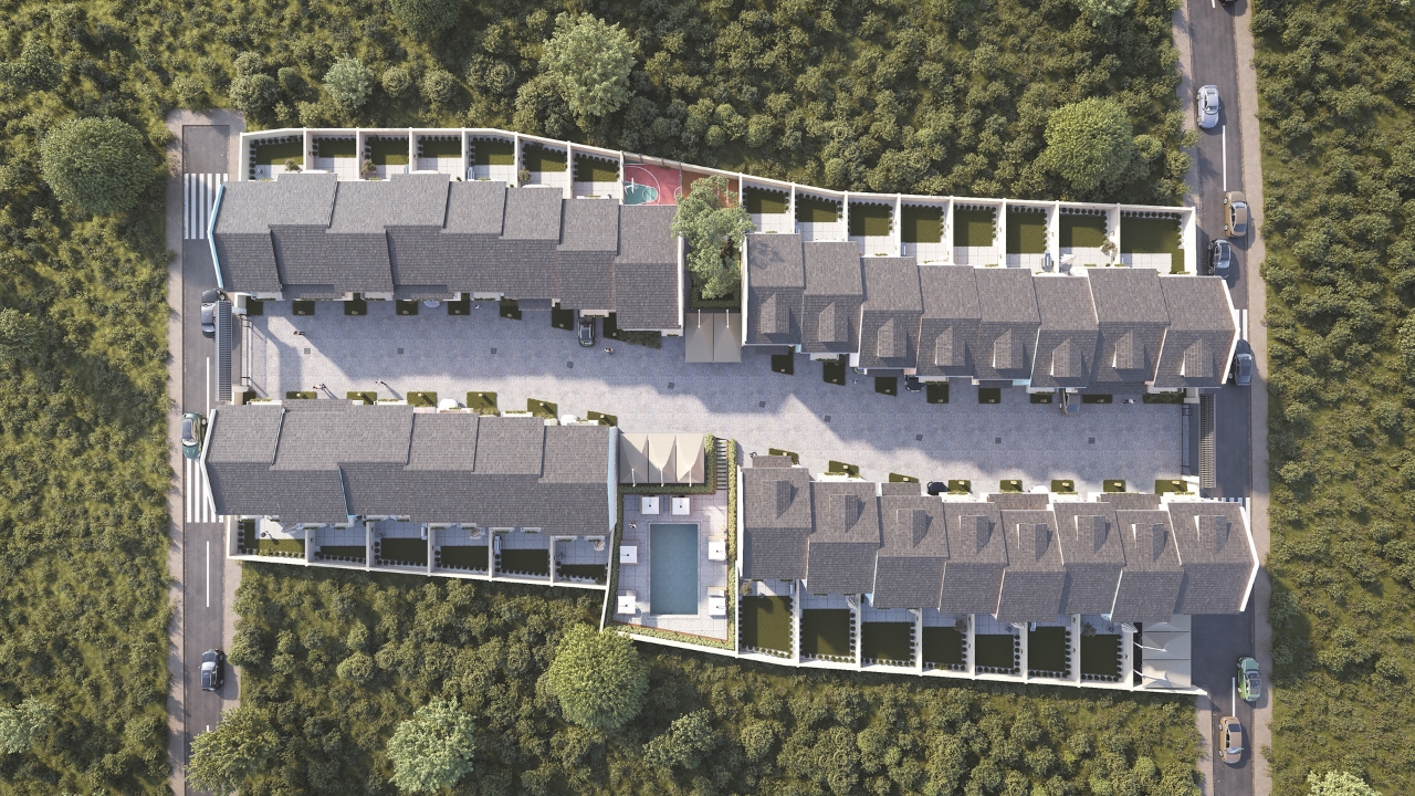 batumi villas aeriel view layout