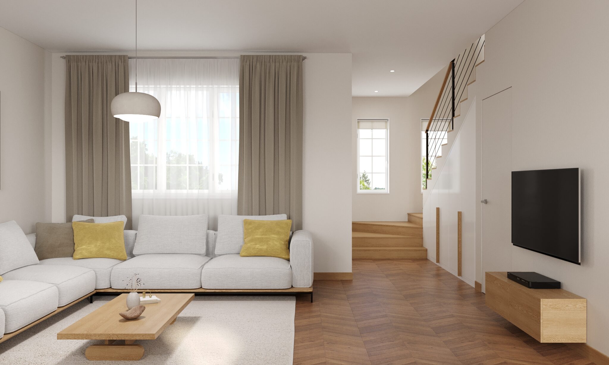 batumi villas tv room