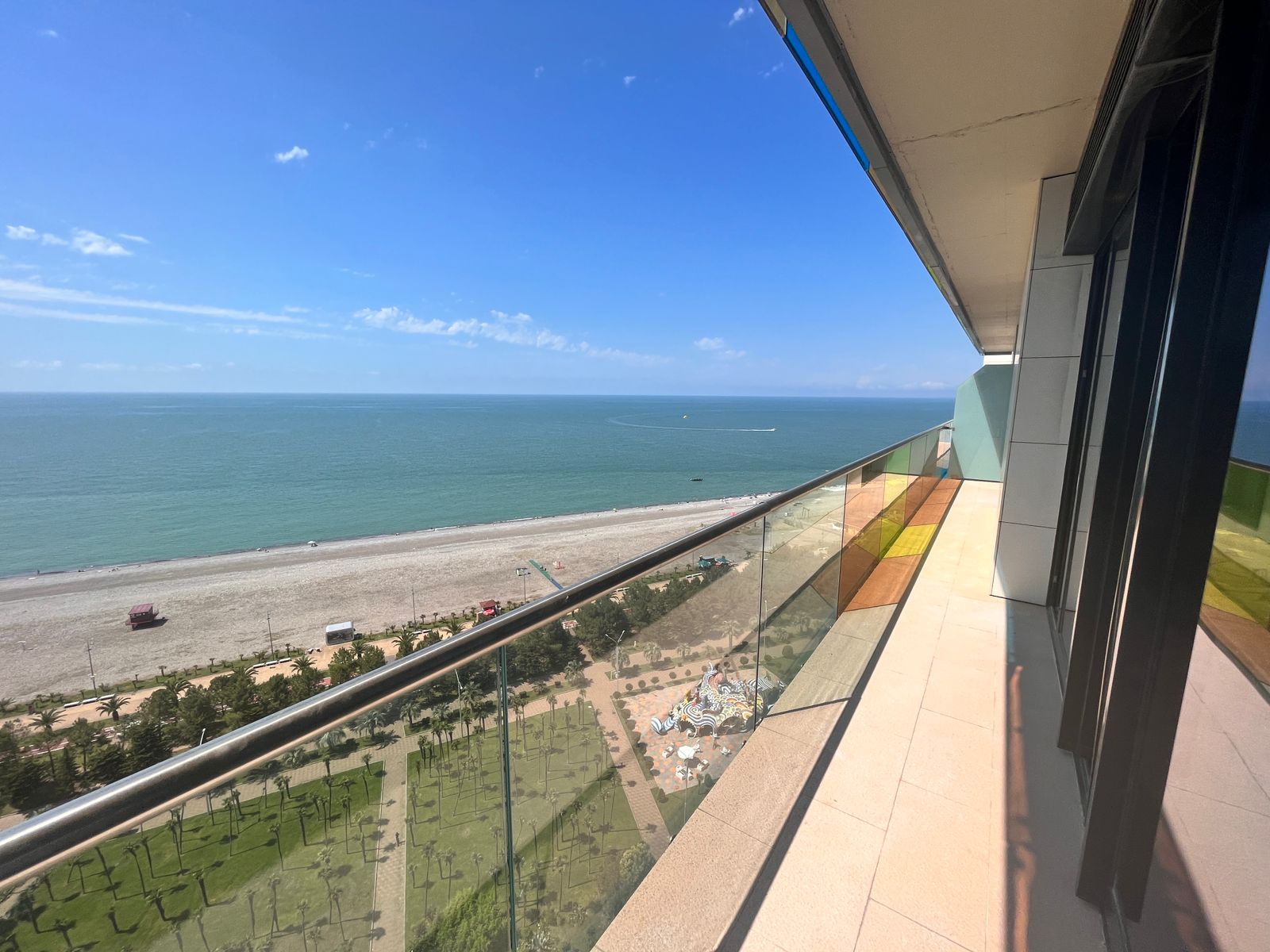 Batumi Bellevue apartment for sale patio view
